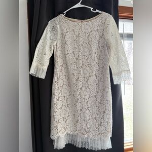 Vince Camuto Ivory Lace Dress
